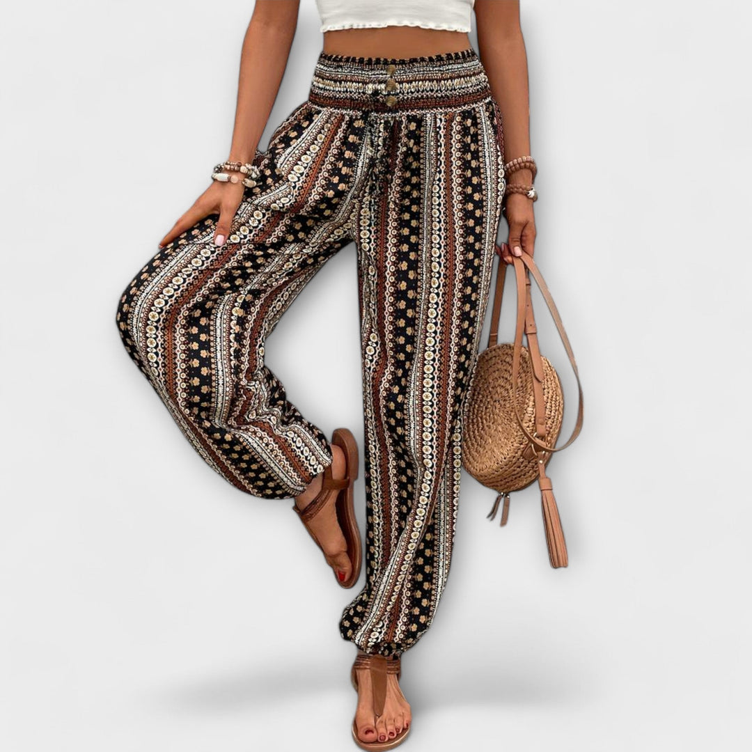 Zindra | Women's Boho Printed Harem Pants - Image 4
