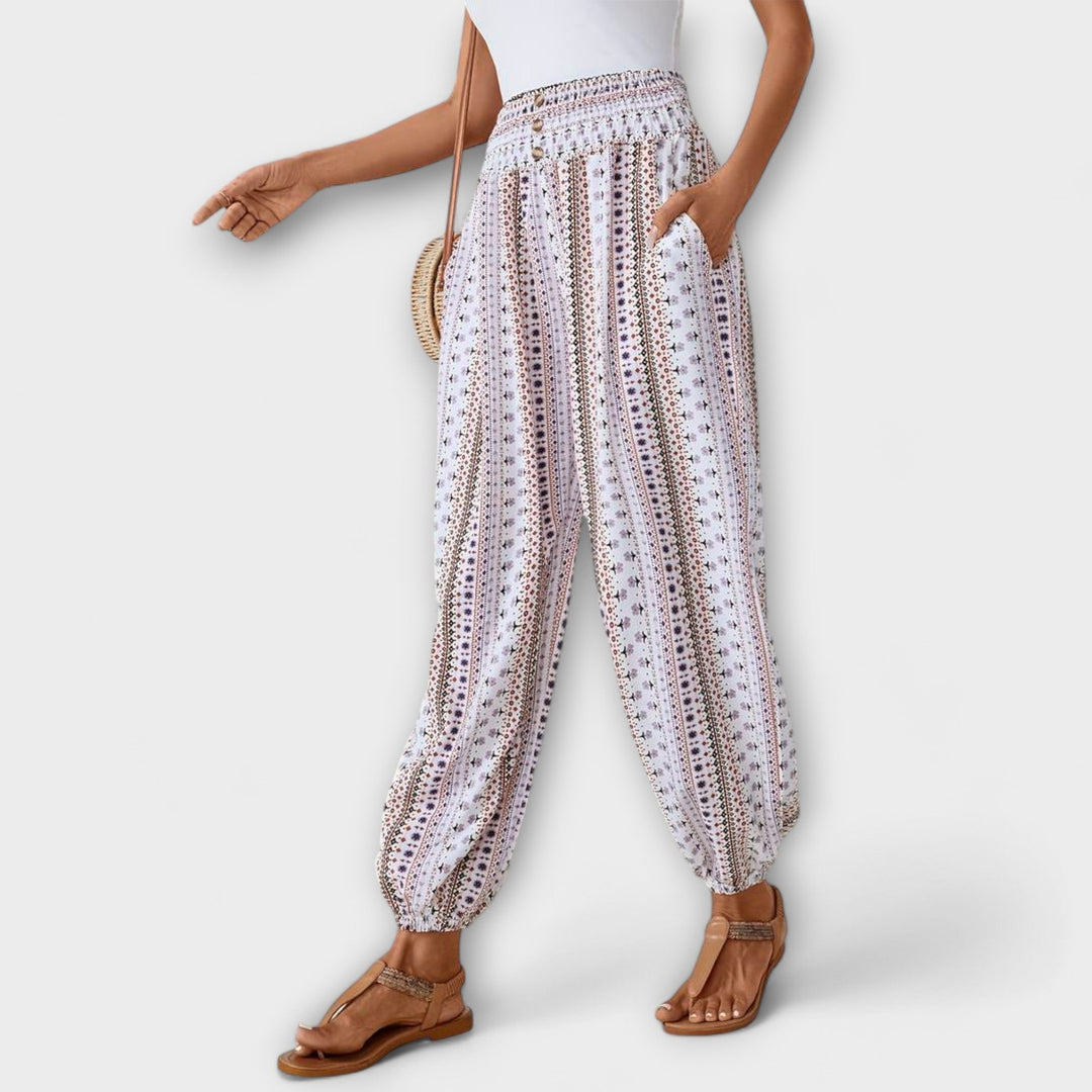 Zindra | Women's Boho Printed Harem Pants - Image 6