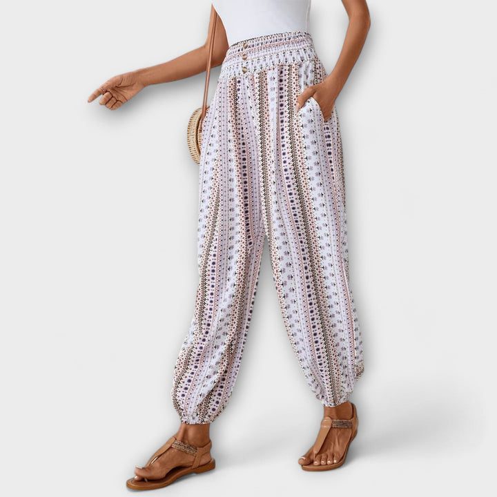 Zindra | Women's Boho Printed Harem Pants - Image 6